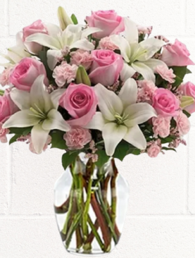 MIX MAGIC IN A GLASS VASE