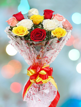 MIXED ROSES BOUQUET