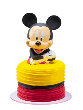 MICKEY MOUSE COIN BANK CAKE