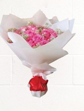 30 PCS PINK ROSES BOUQUET