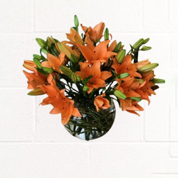 ORANGE-LILIES-AARANGEMENT