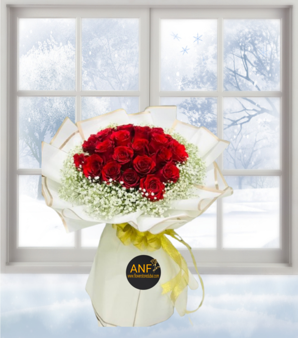 50 PCS RED ROSE BOUQUET