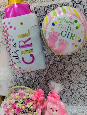 CONGRATS ON BABY GIRL COMBO