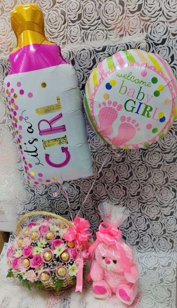 baby girl ballon